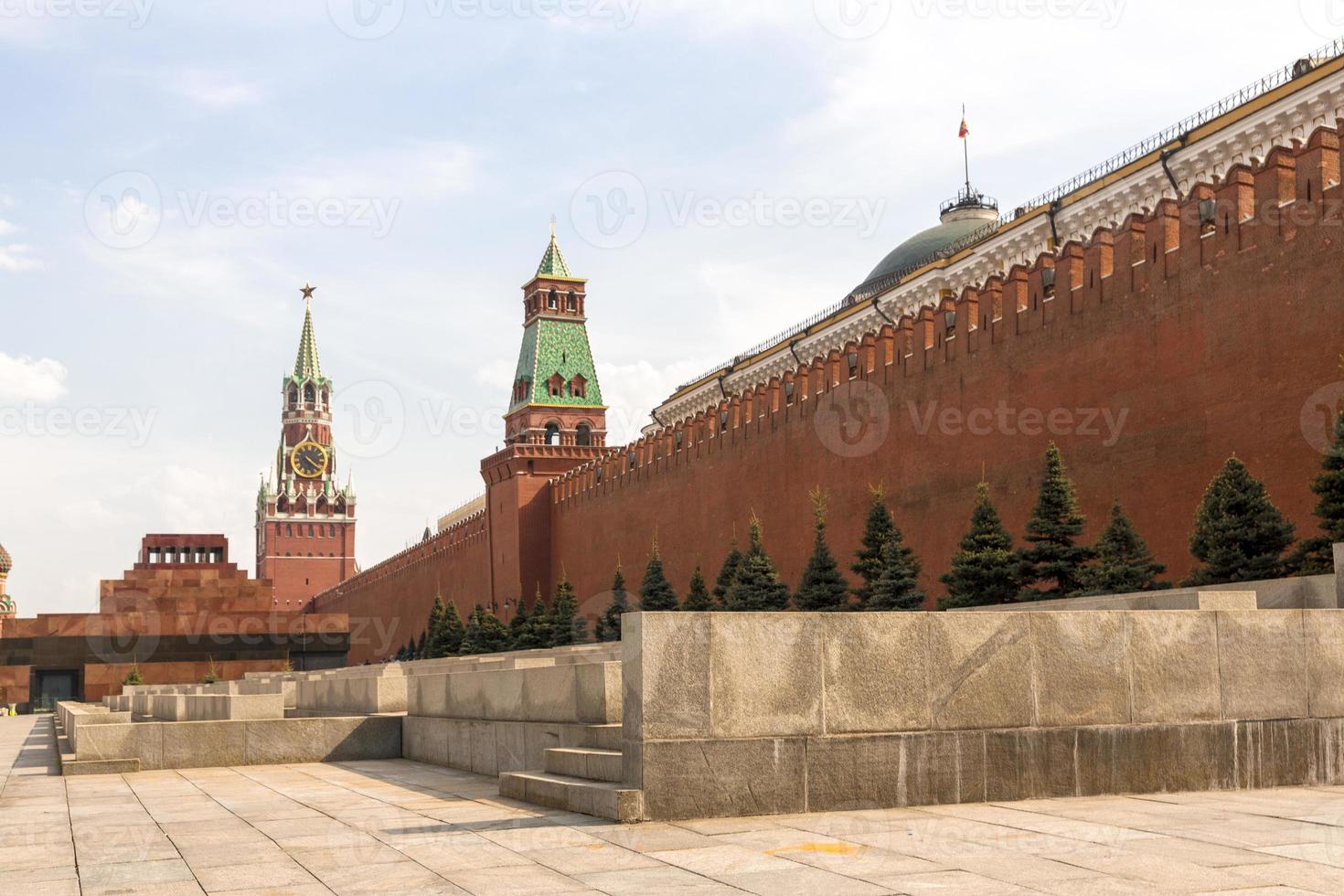 spasskaya toren op het Rode plein foto