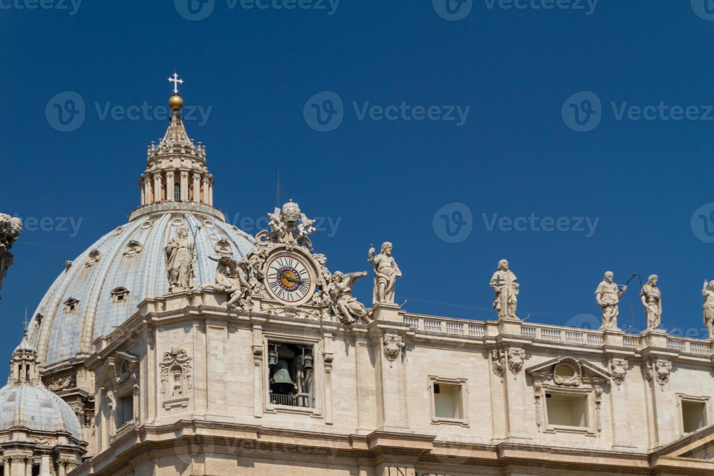 basilica di san pietro, vaticaanstad, rome, italië foto