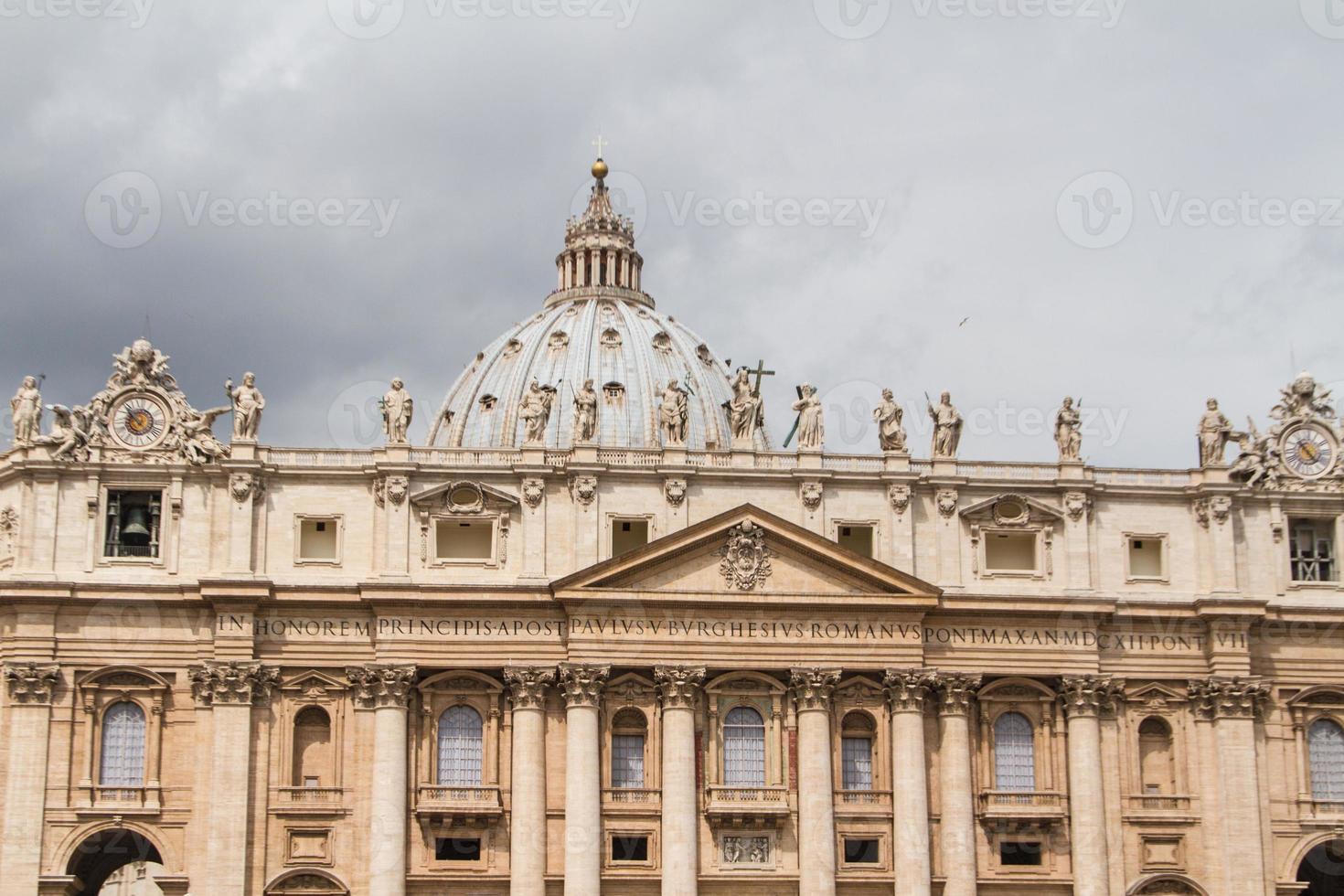 basilica di san pietro, rome italië foto