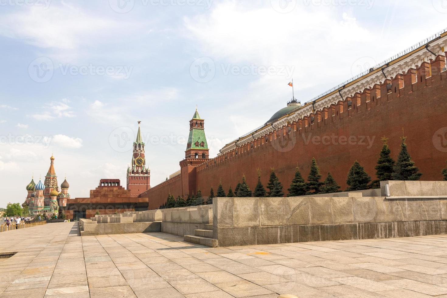 spasskaya toren op het Rode plein foto