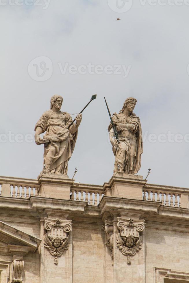 basilica di san pietro, rome italië foto