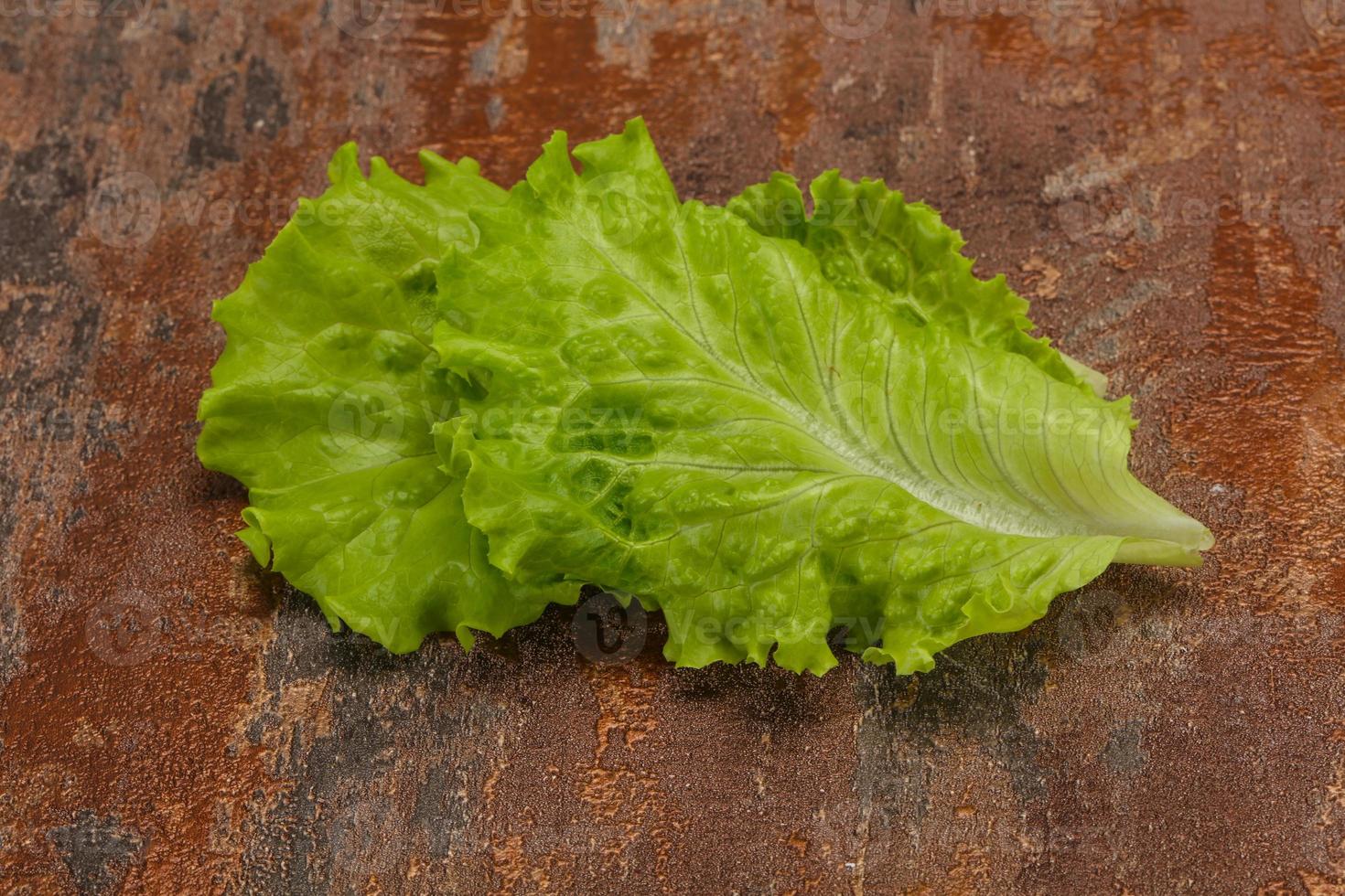 dieet keuken groene salade bladeren foto