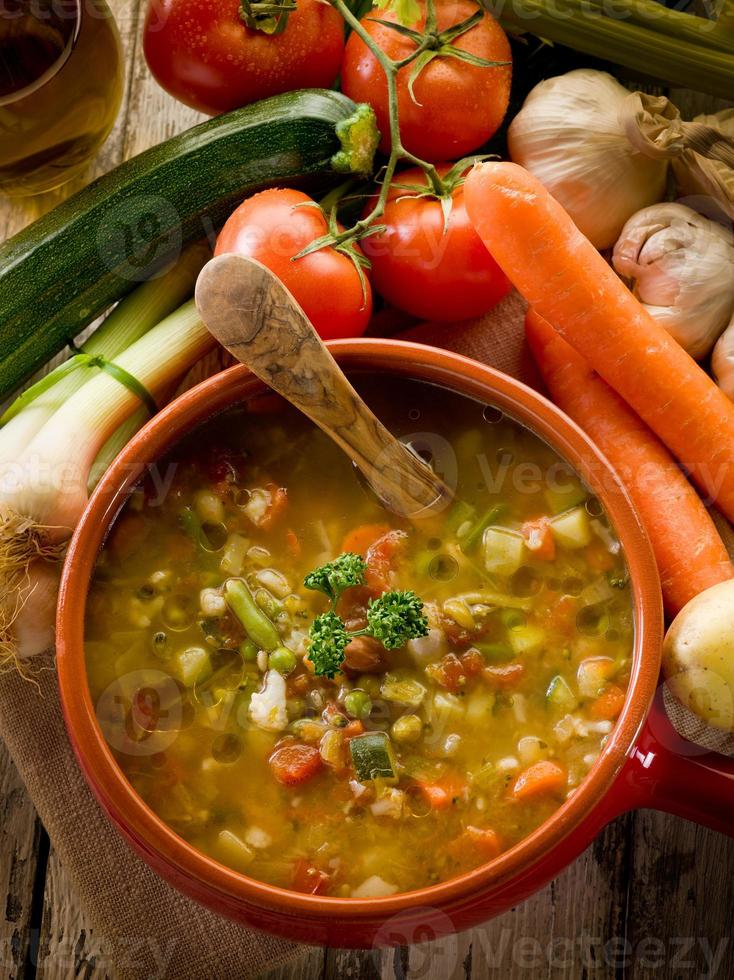 soep groente foto