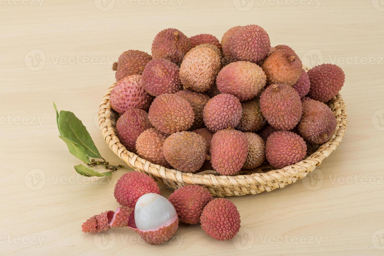 tropisch fruit - lychee foto