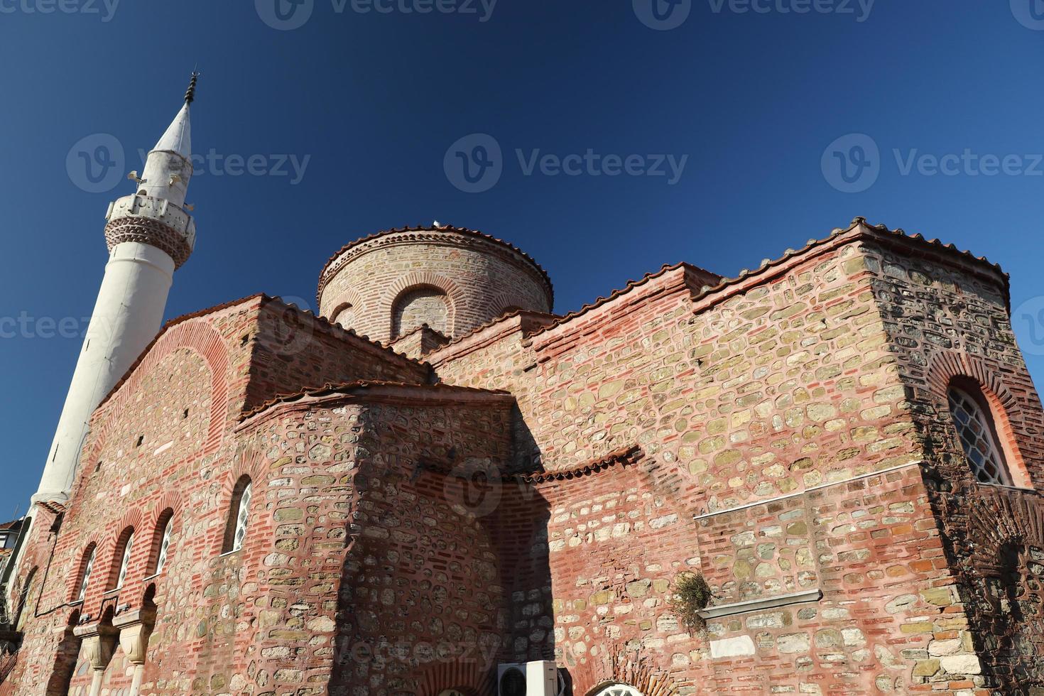 Fatih-moskee in het district Trilye, Bursa, Turkije foto