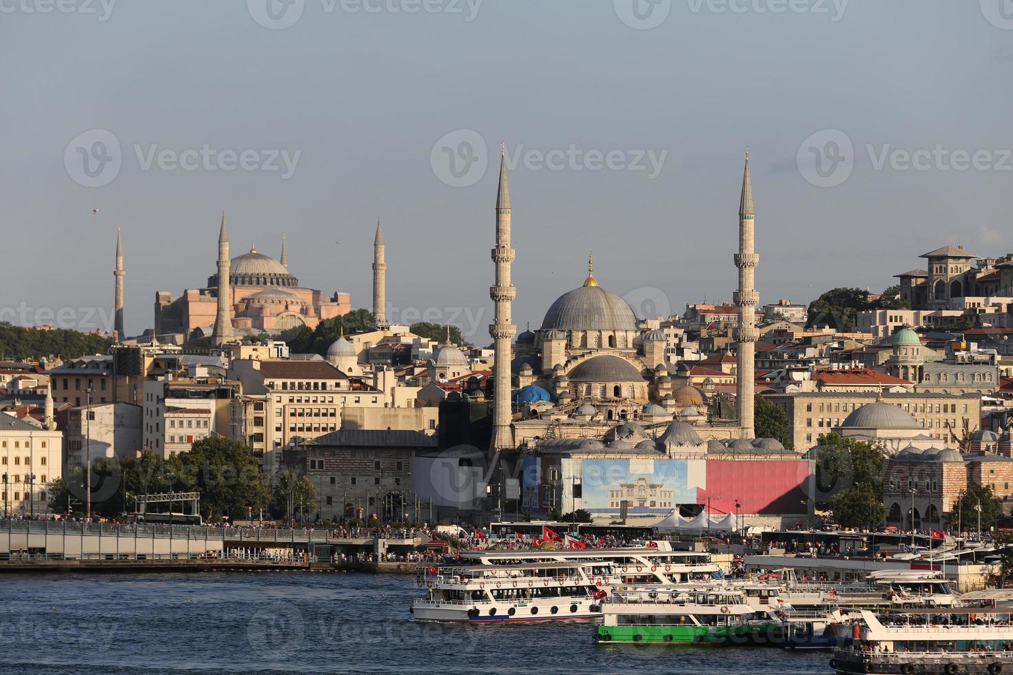 hagia sophia moskee in istanbul, turkije foto