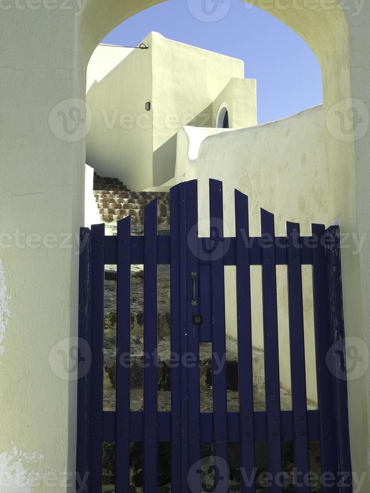 santorini eiland in griekenland foto