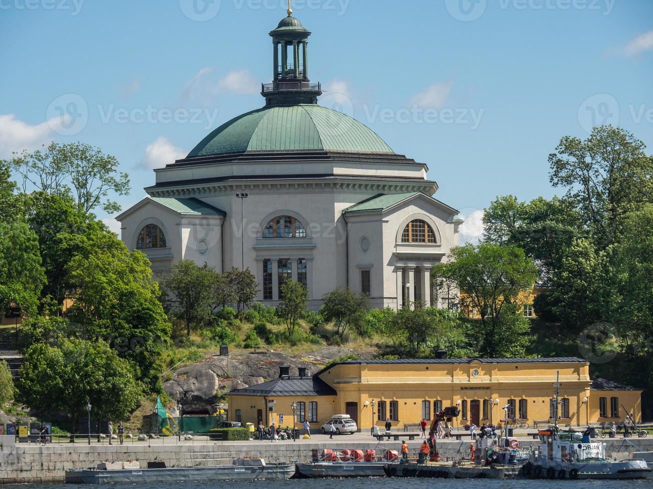 Stockholm stad in zweden foto