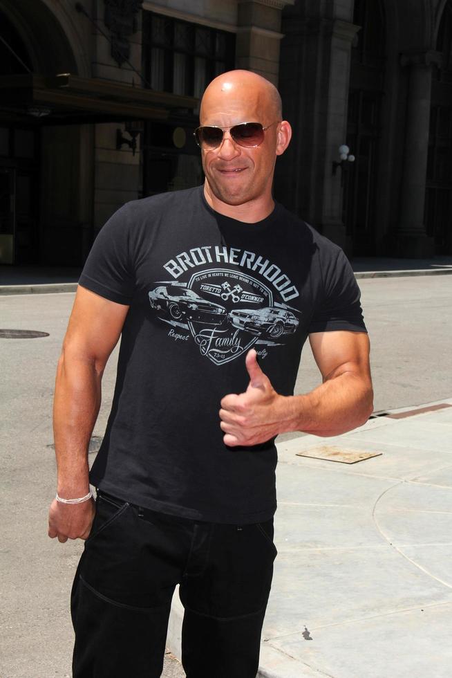 los angeles, 23 jun - vin diesel bij het snelle en furieuze, supercharged ride-persevenement in de universele studio's op 23 juni 2015 in universele stad, ca. foto