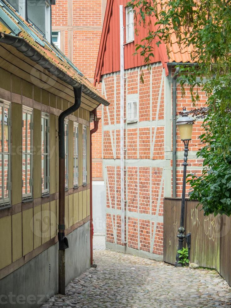 ystad stad aan de Oostzee in zweden foto