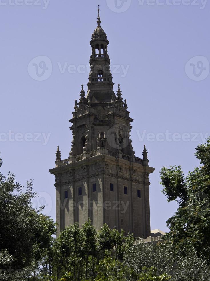 de stad barcelona in spanje foto