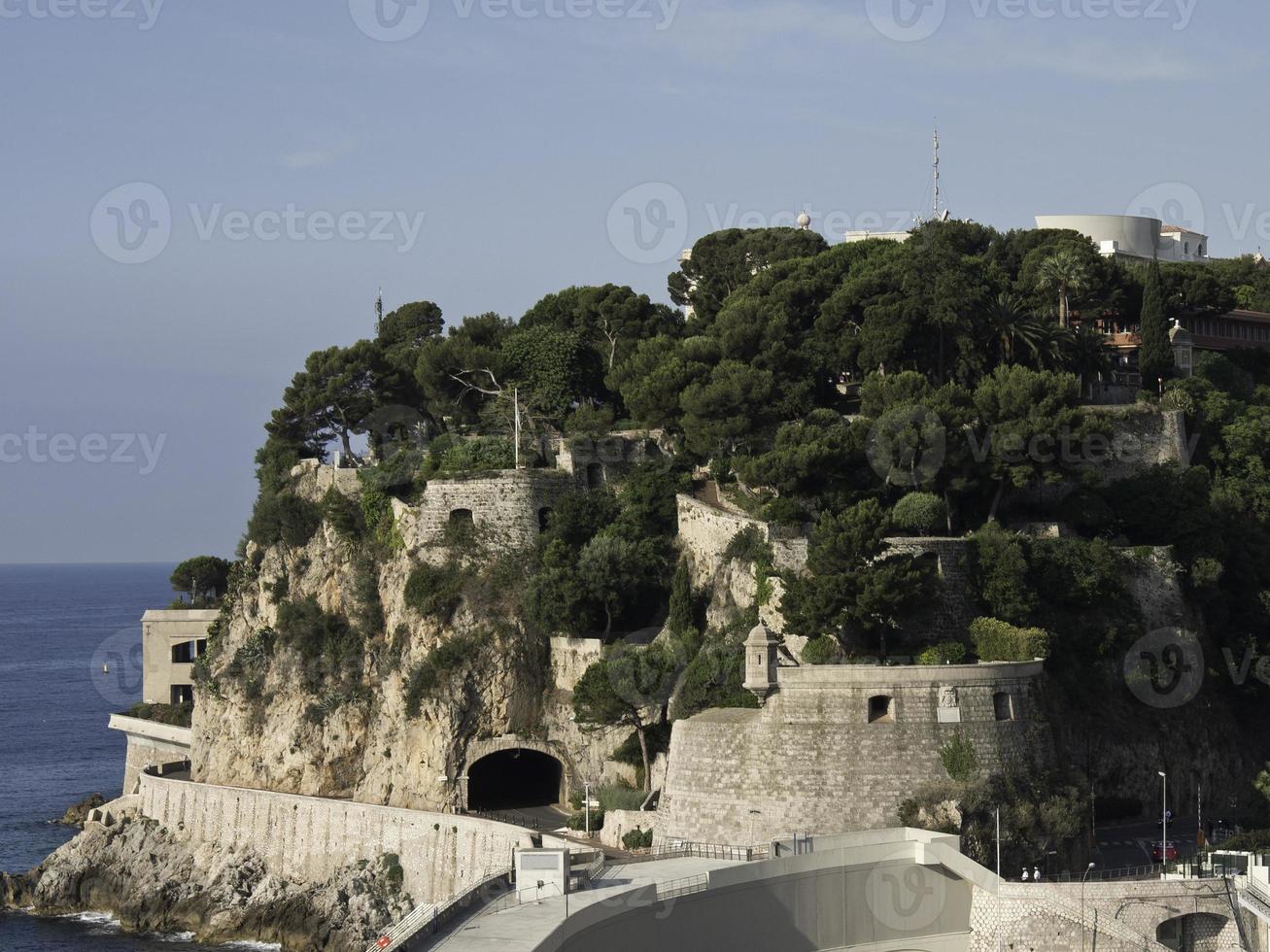 monaco aan de middellandse zee foto