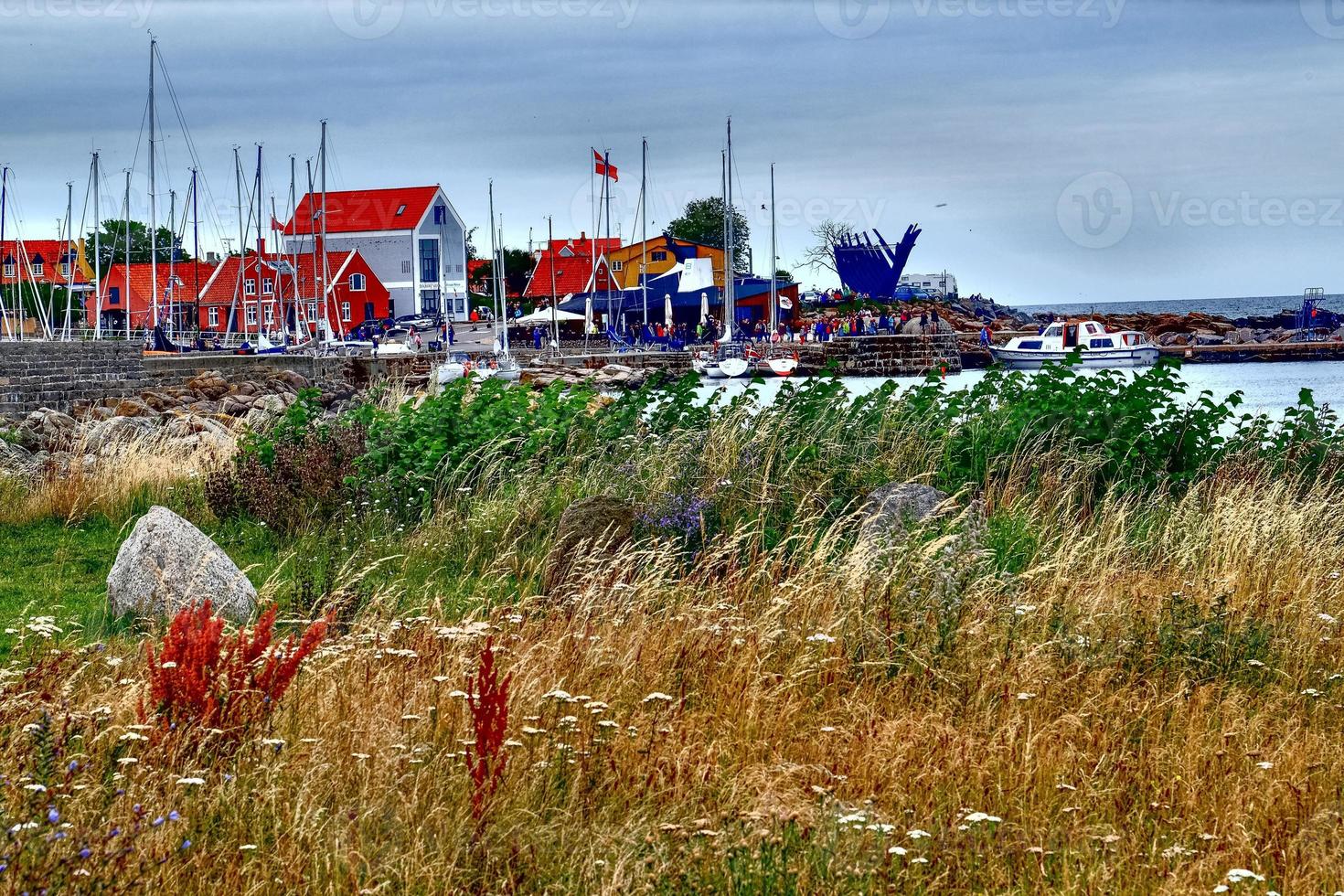 svaneke op het eiland Bornholm foto