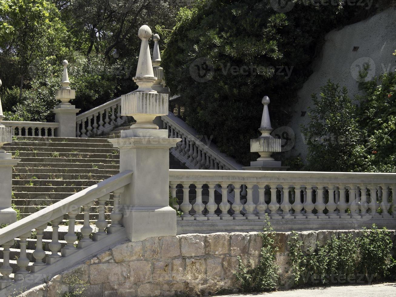 de stad barcelona in spanje foto