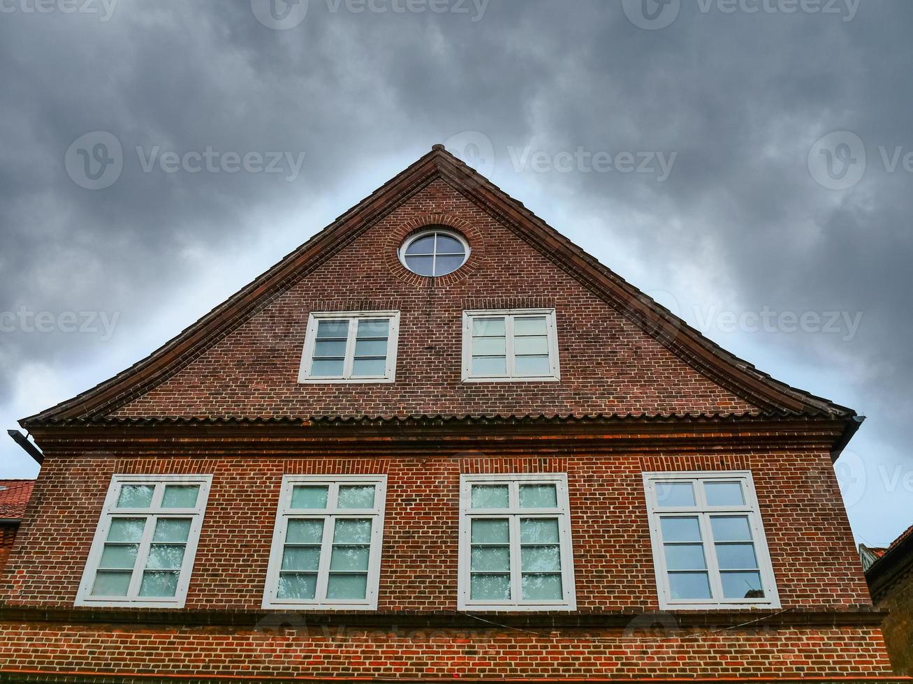 de stad eckernfoerde aan de Oostzee foto