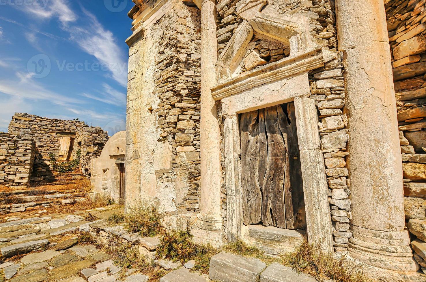 episkopi in sikinos eiland griekenland foto