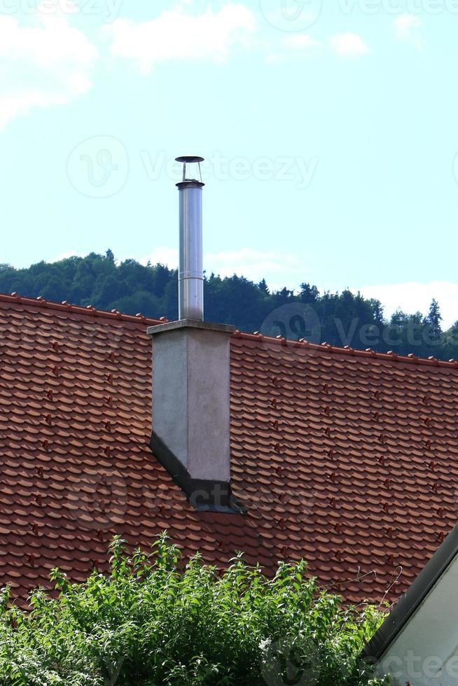 pannendaken van de stad ljubljana, de hoofdstad van slovenië. foto