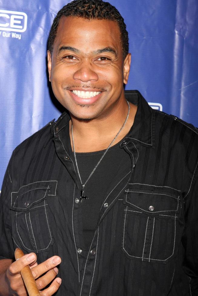 los angeles, jun 9 - omar gooding bij de familietijd seizoen 3 wrap party bij de el mariachi grill op 9 juni 2015 in encino, ca foto