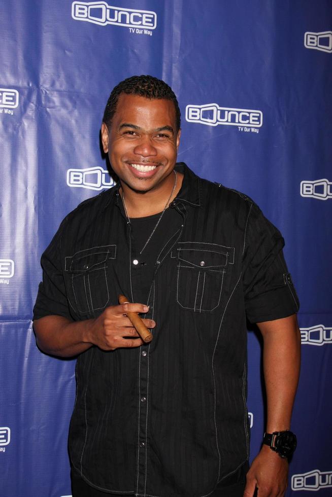 los angeles, jun 9 - omar gooding bij de familietijd seizoen 3 wrap party bij de el mariachi grill op 9 juni 2015 in encino, ca foto