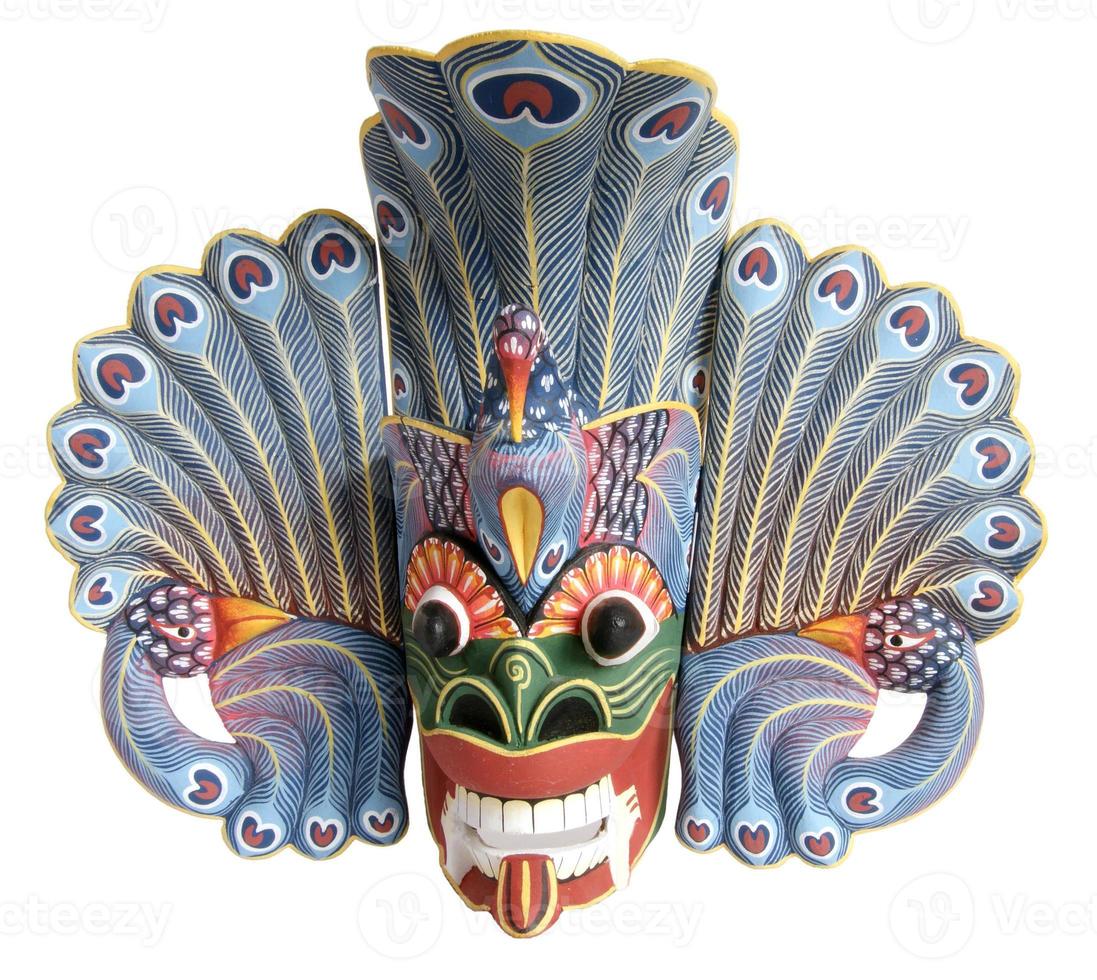 traditioneel indonesisch (balinees) masker-souvenir foto
