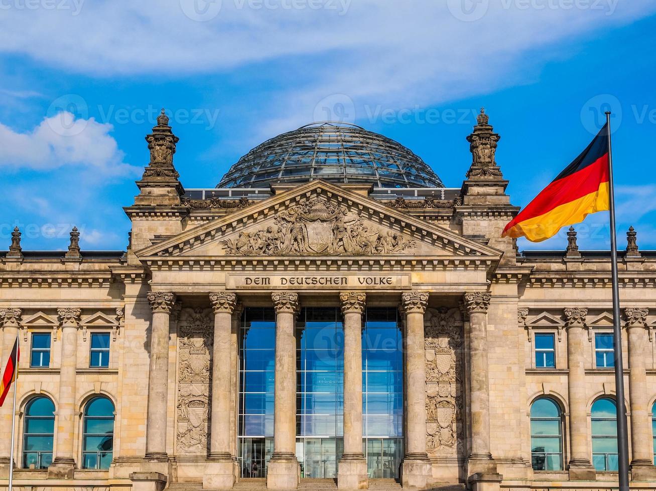 hdr rijksdag in berlijn foto