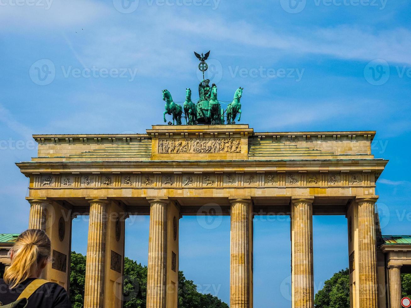 hdr brandenburger tor brandenburger Tor in berlijn foto