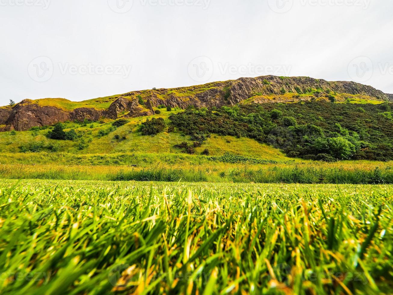 hdr Arthur's zetel in Edinburgh foto