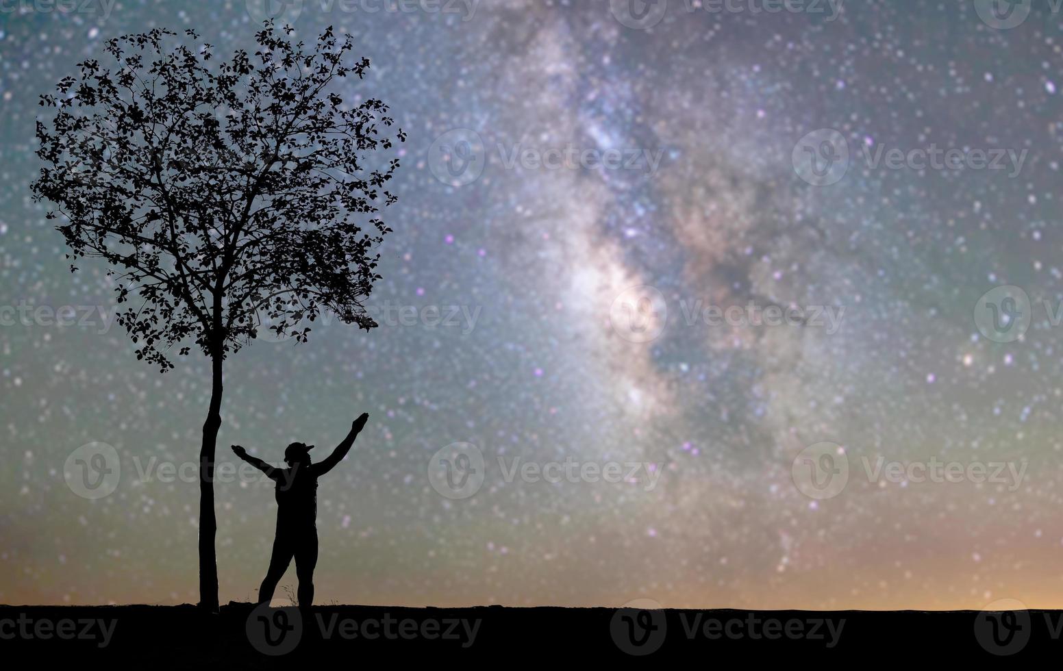 star man en de melkweg avontuur en reisideeën foto