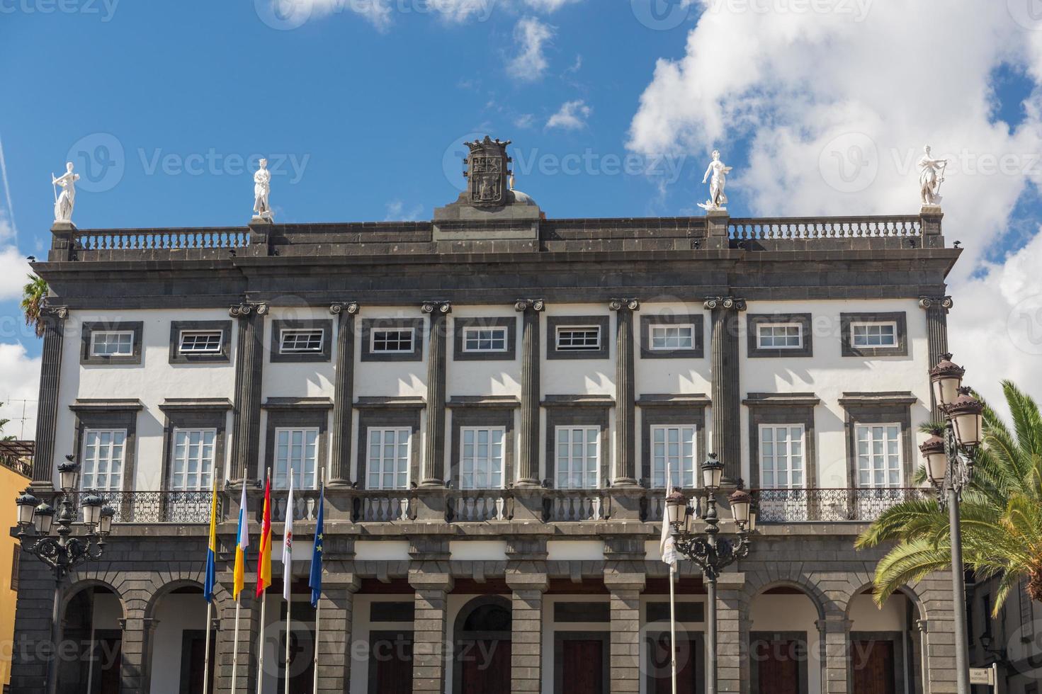 gemeentehuis in las palmas de gran canaria, spanje foto