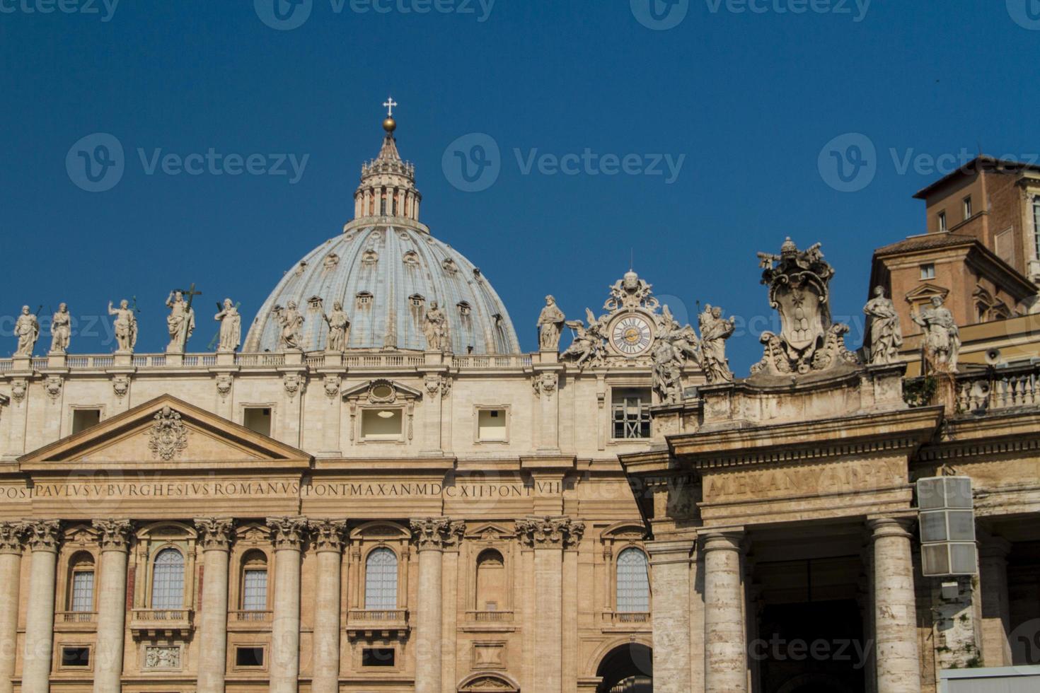 basilica di san pietro, vaticaan, rome, italië foto