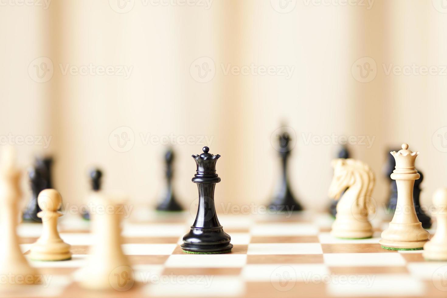 strategische zetten, schaakspel foto