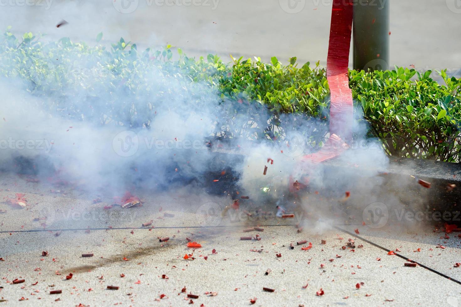 Chinese rode cracker wordt verkend foto