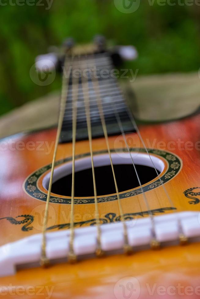 gitaar in close-up foto