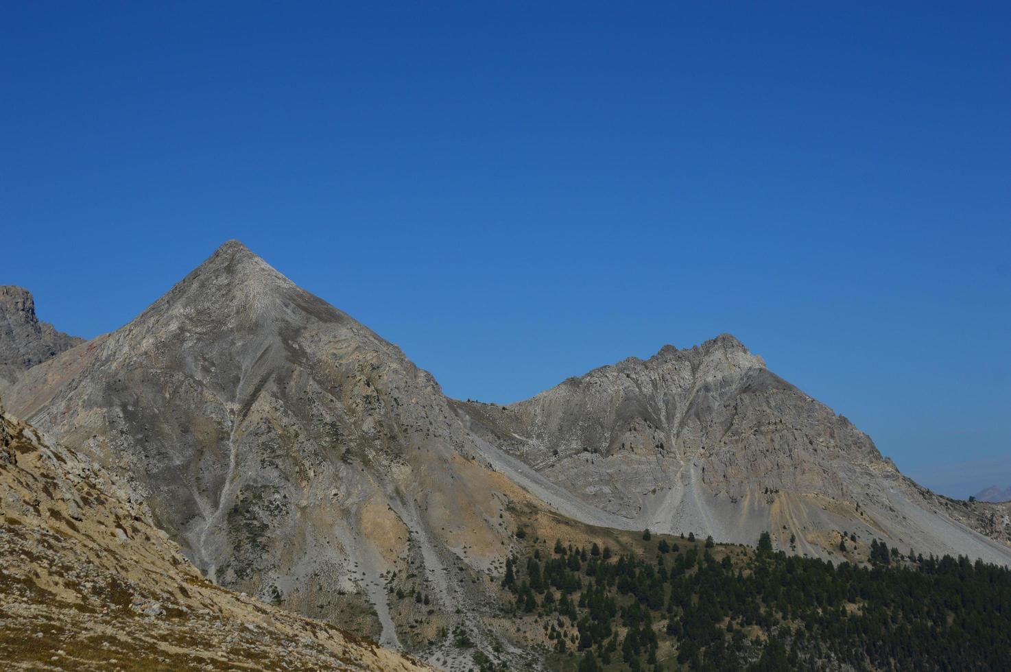 de bergen tussen frankrijk en italië foto