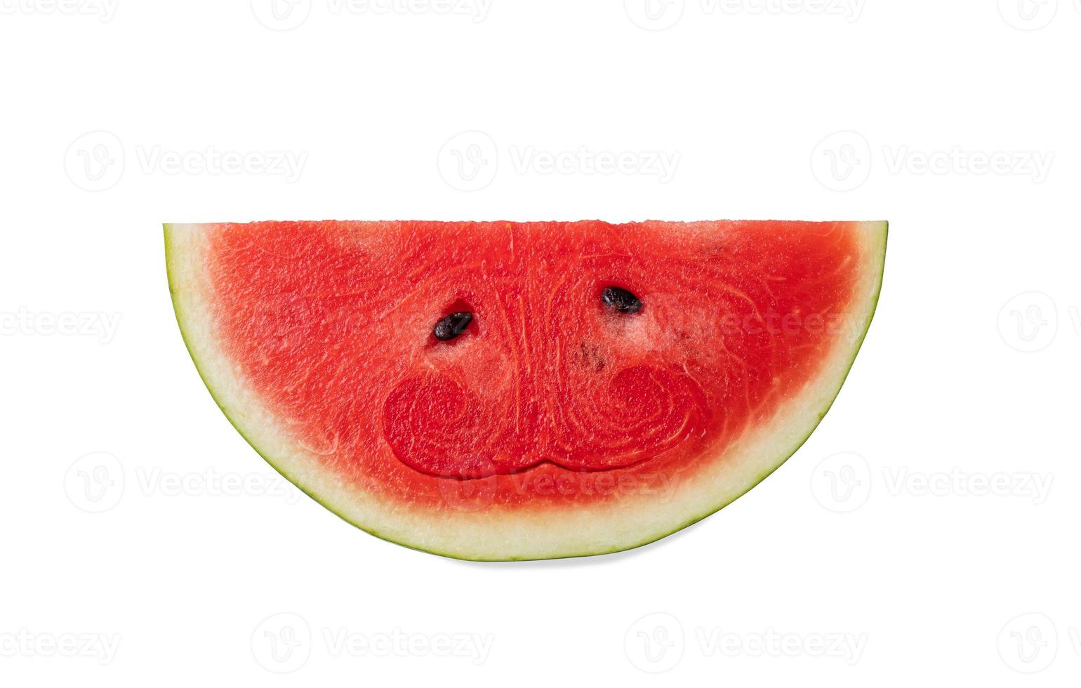 halve watermeloen geïsoleerd foto
