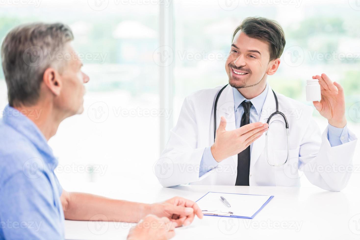 arts en patiënt foto