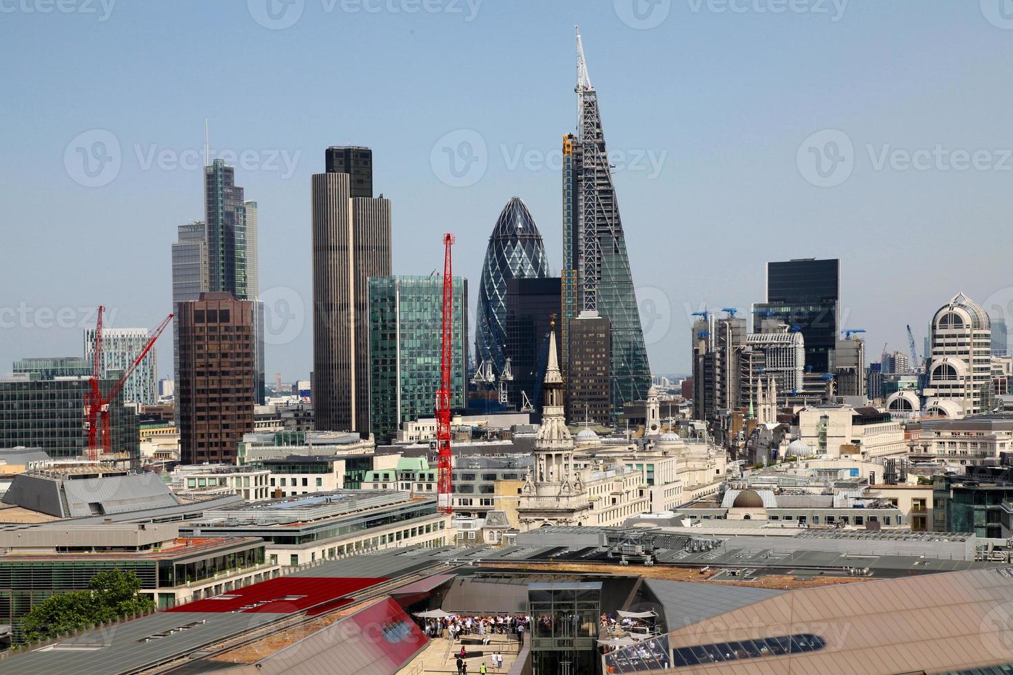 city of london een van de toonaangevende centra voor wereldwijde financiën foto