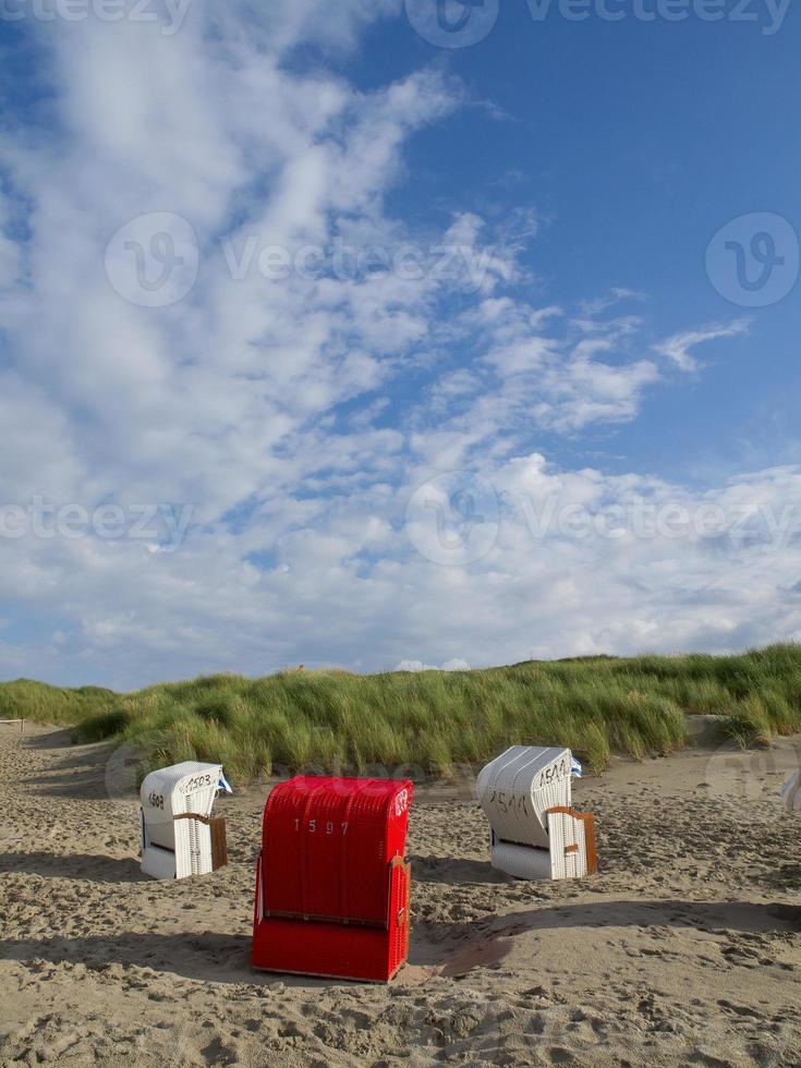 juist eiland in de Noordzee foto