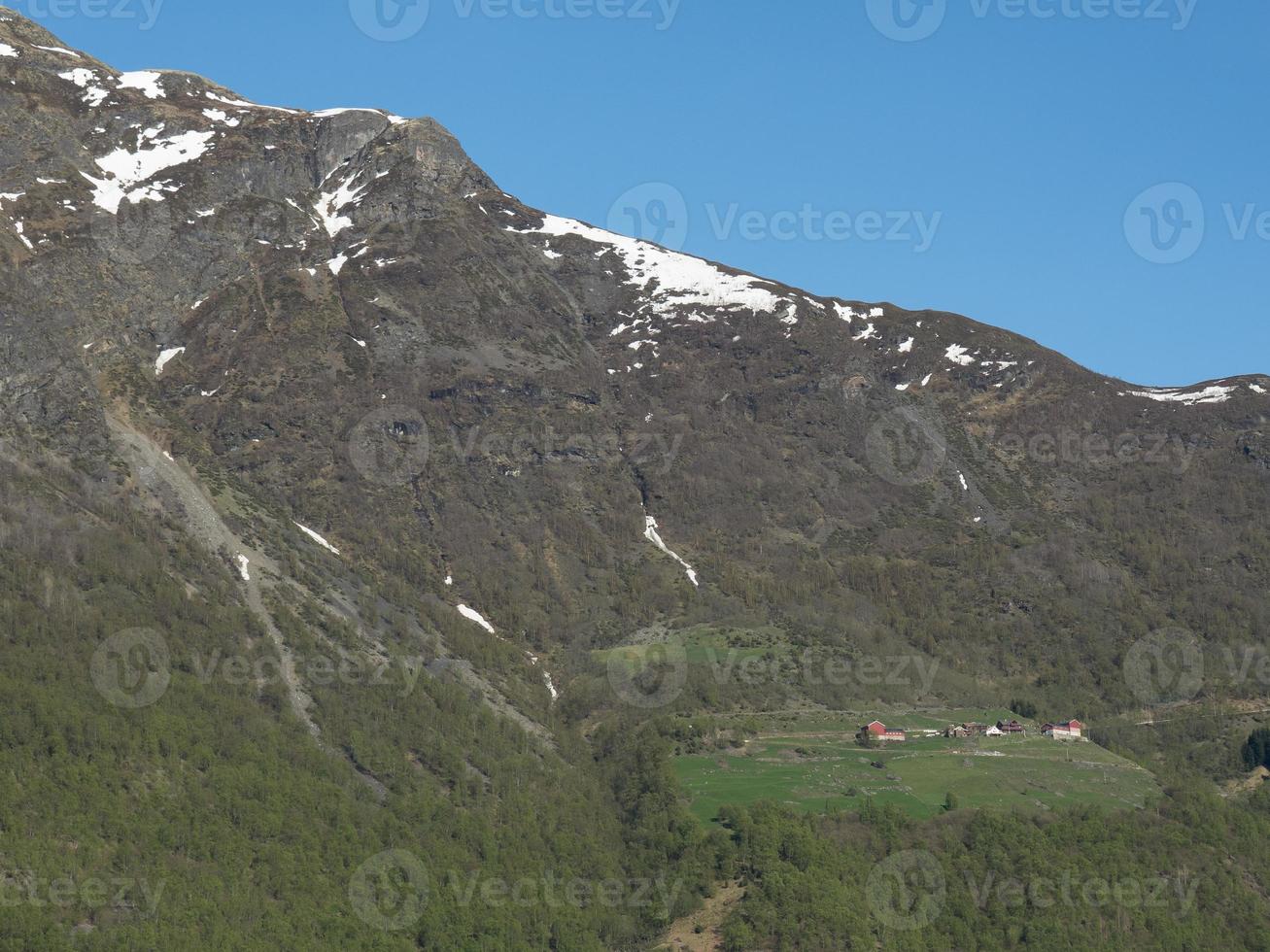 flam in noorwegen foto