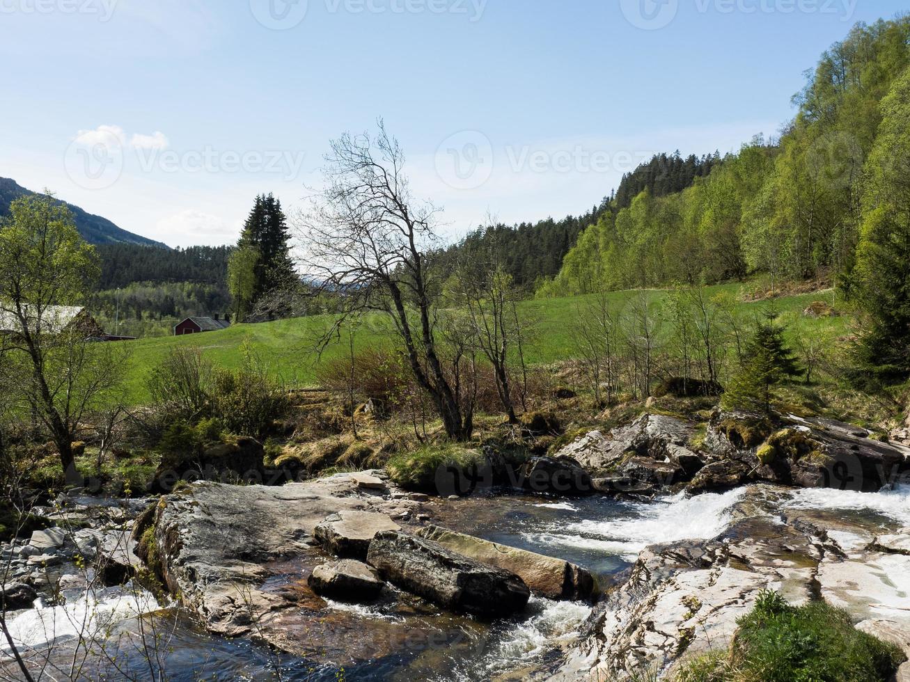 flam in noorwegen foto