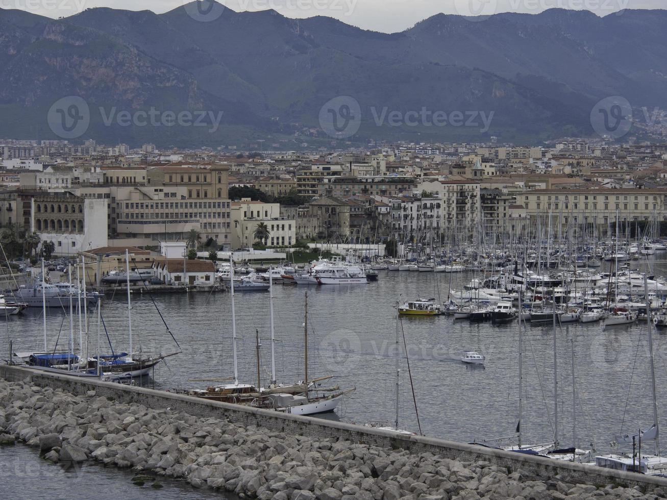 palermo op het eiland sicilia foto