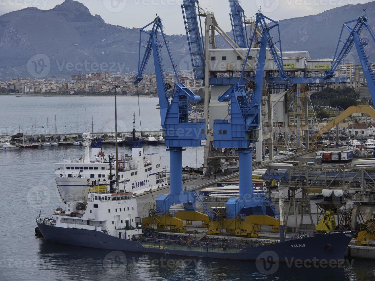 palermo op het eiland sicilia foto