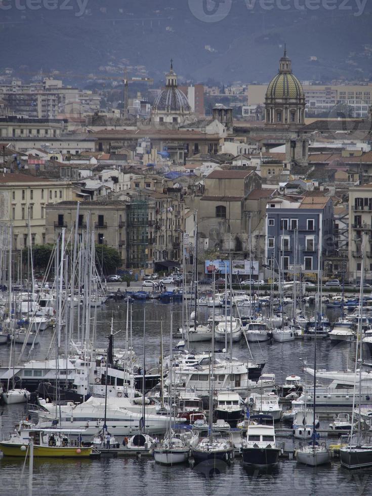 palermo op het eiland sicilia foto