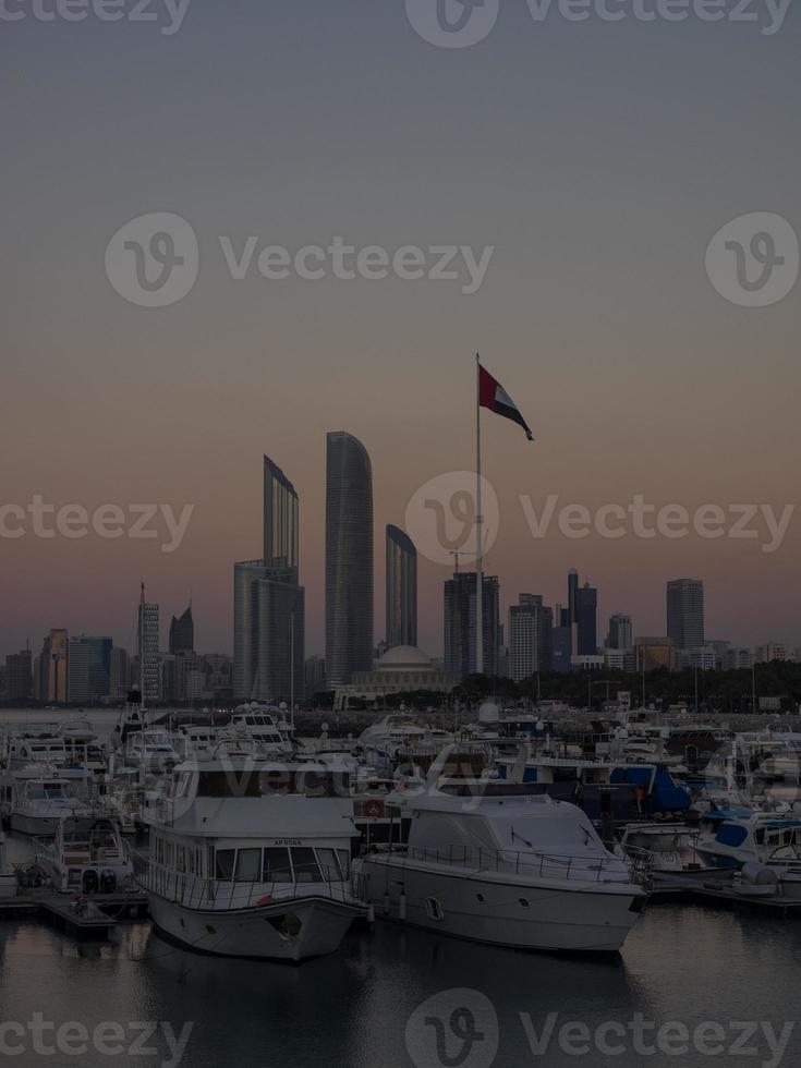 abu dhabi in de verenigde arabische emiraten foto