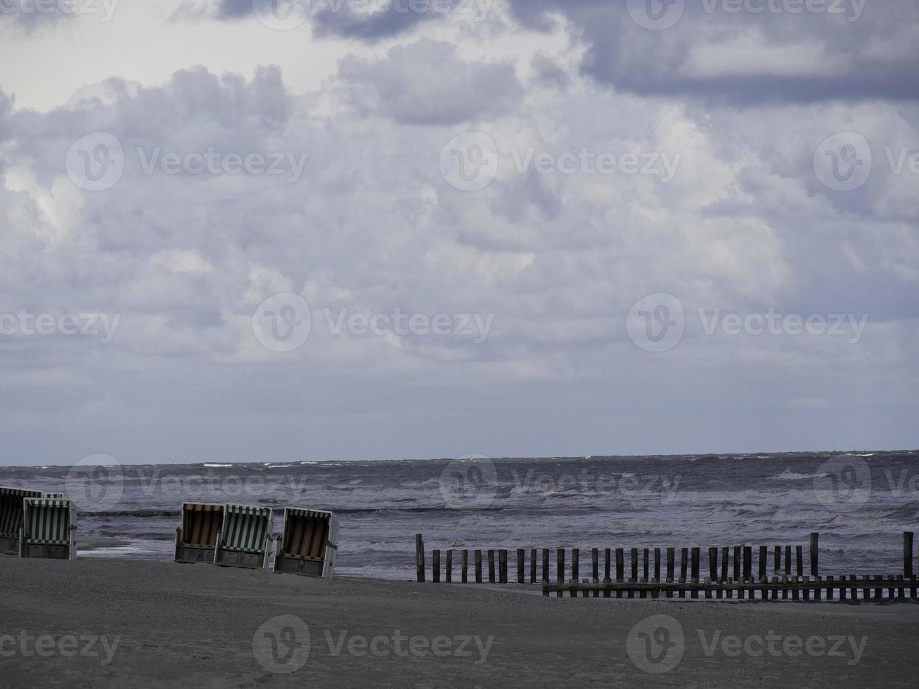 wangerooge eiland in de Noordzee foto