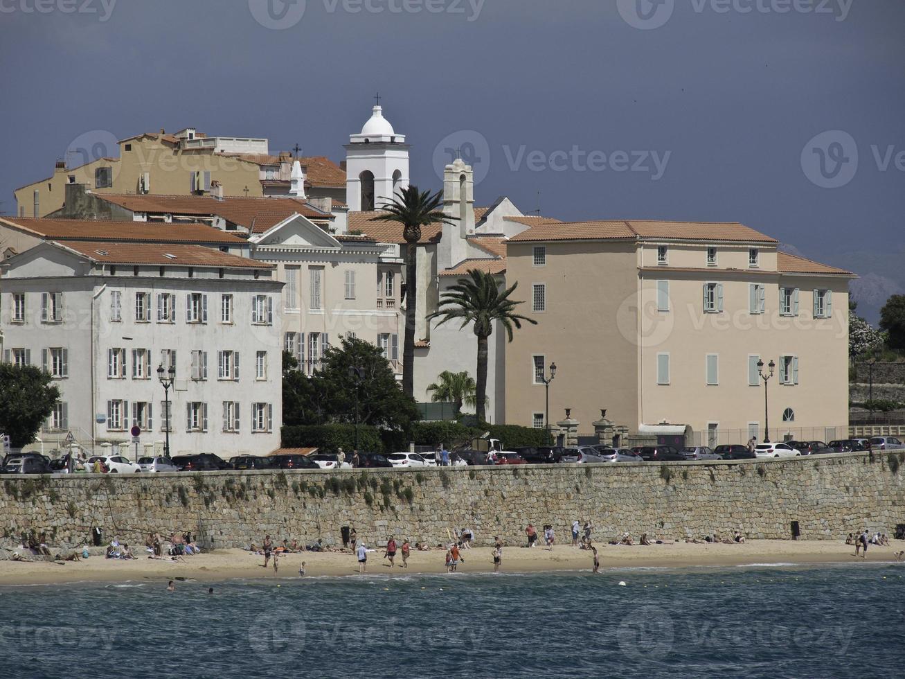 ajaccio op het eiland corsica foto