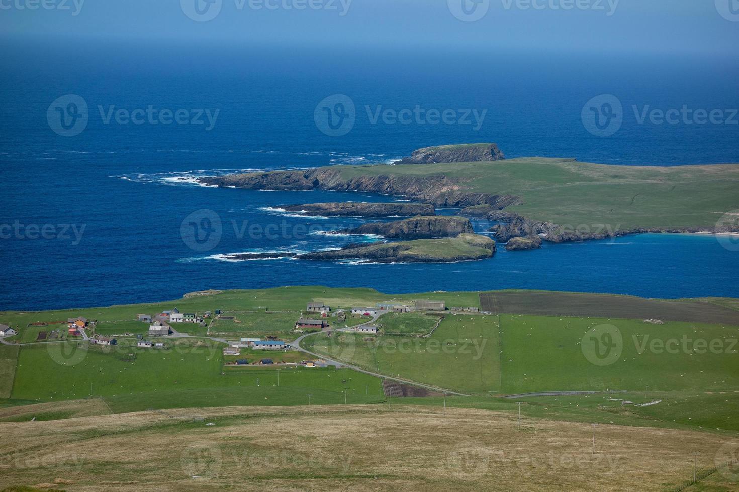 lerwick en de Shetland-eilanden foto