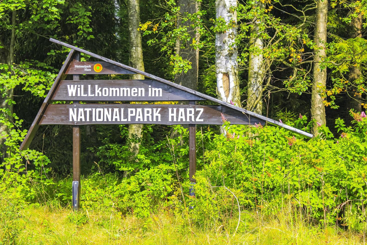 brocken harz duitsland 2010 informatie en richting bord bord brocken bergtop harz duitsland. foto