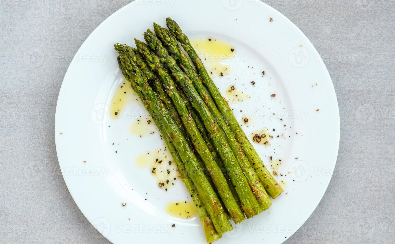 bosje gekookte asperges foto