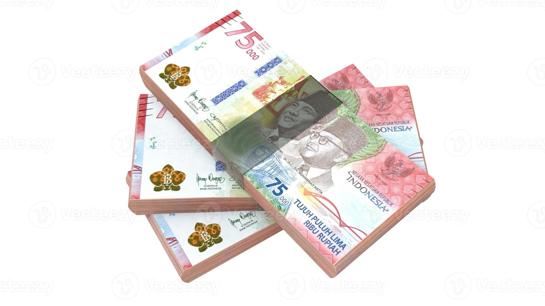 nieuwe Indonesische valuta rupiah foto